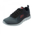 Chaussures Skechers Track-Ripkent Homme Maille noire/bordures anthracite