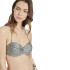 Bikini Ysabel Mora Bandeau Animal Print Push-Up Cup B