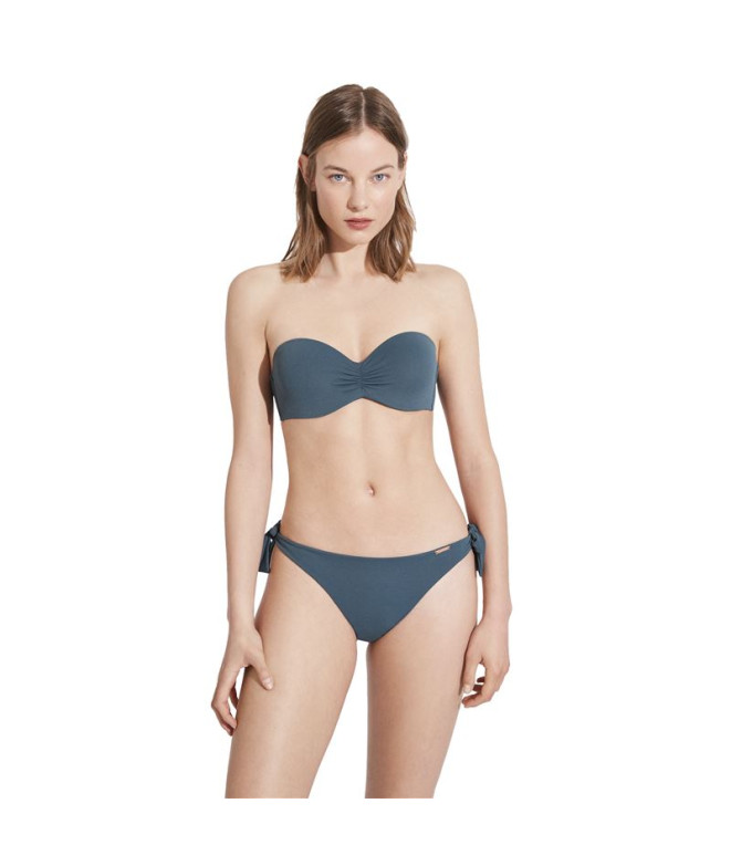 Top de bikini Ysabel Mora Bandeau Push-Up B Cup...