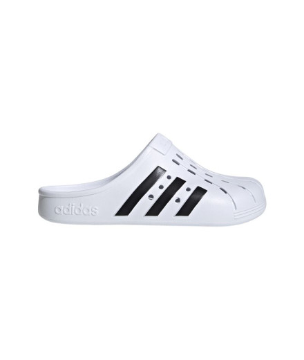 adidas Sabot Adilette Blanc/Noir