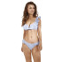 Ysabel Mora Maillot de bain brésilien à volants Bleu