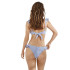Ysabel Mora Maillot de bain brésilien à volants Bleu
