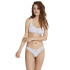 Top de bikini Ysabel Bralette Dots B Cup White