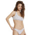 Top de bikini Ysabel Bralette Dots B Cup White