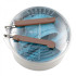Laken Batterie en acier inoxydable.