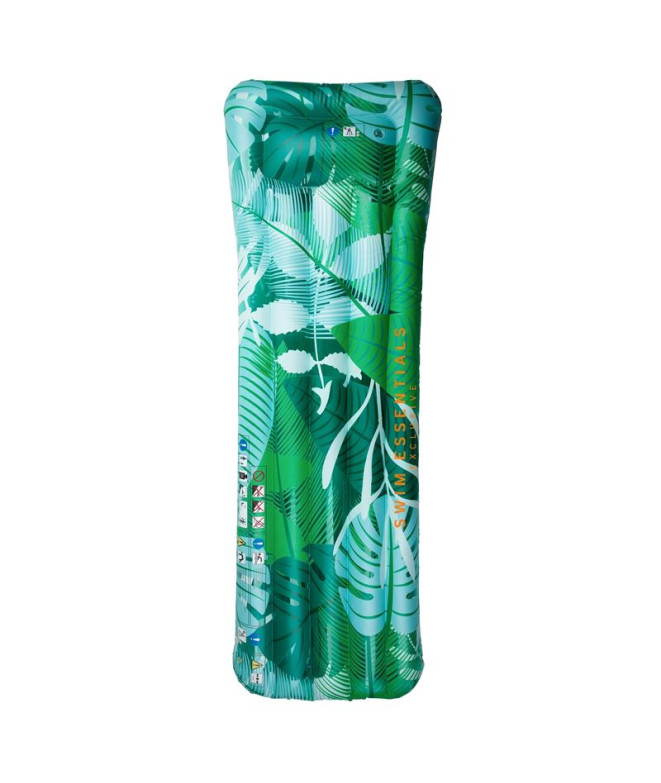 Matelas Swim Essentials Luxury Green Tropical...