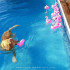 Porte-gobelet flotteur Swim Essentials Flamant rose 17 cm