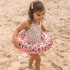 Float Swim Essentials Leopard Rose Gold Kids 55 cm