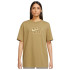 T-shirt Nike Femme manches courtes Sportswear Brown