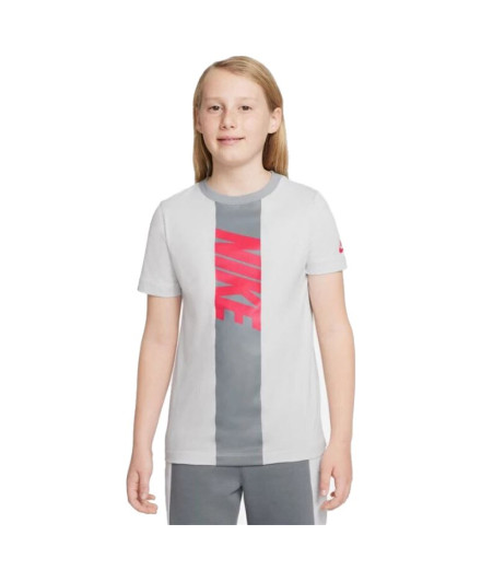 T-shirt Nike Fille manches courtes Sportswear White