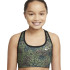 Brassiere de sport Nike Fille Dri-FIT Swoosh Vert