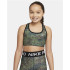 Brassiere de sport Nike Fille Dri-FIT Swoosh Vert
