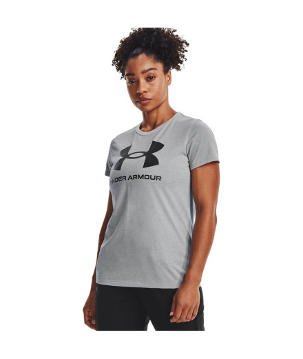 Uner Armour Sportstyle T Shirt à manches courtes gris...