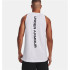 T-shirt Under Armour Baseline Homme manches courtes Blanc