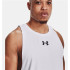 T-shirt Under Armour Baseline Homme manches courtes Blanc