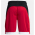 Short Under Armour Baseline Hommes Rouge
