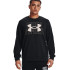 T-shirt Under Armour Rival Terry Logo Crew Man BK