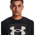 T-shirt Under Armour Rival Terry Logo Crew Man BK