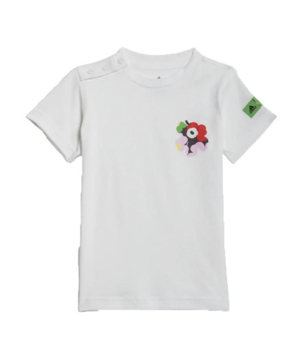 Ensemble T-shirt et leggings adidas Marimekko Girl Wh