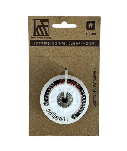 KRF Spotlight Roues lumineuses LED 70 mm 85A Rouge