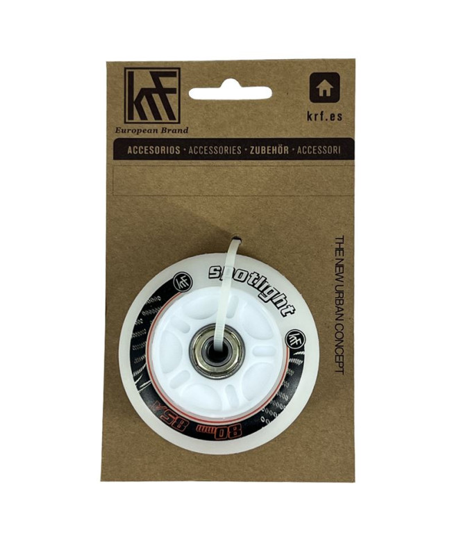 KRF Spotlight Roues lumineuses LED 80 mm 85A Rose