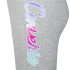 Leggings Converse Script Glitter High Rise Biker Little Girl Grey