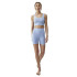 Born Living Yoga Urdhva Forever Collant court bleu