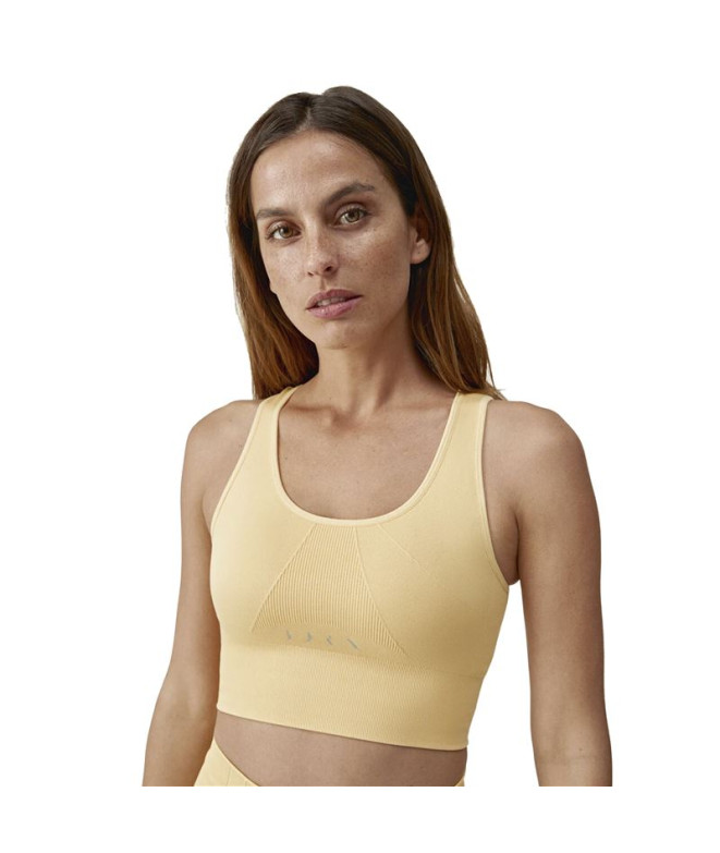 Top de sport Born Living Yoga Urdhva Yellow Sorbet