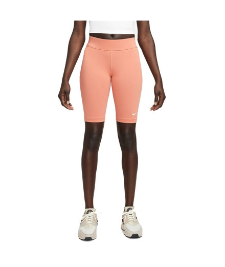 Collants Nike Femme cycling Sportswear Essential Coral