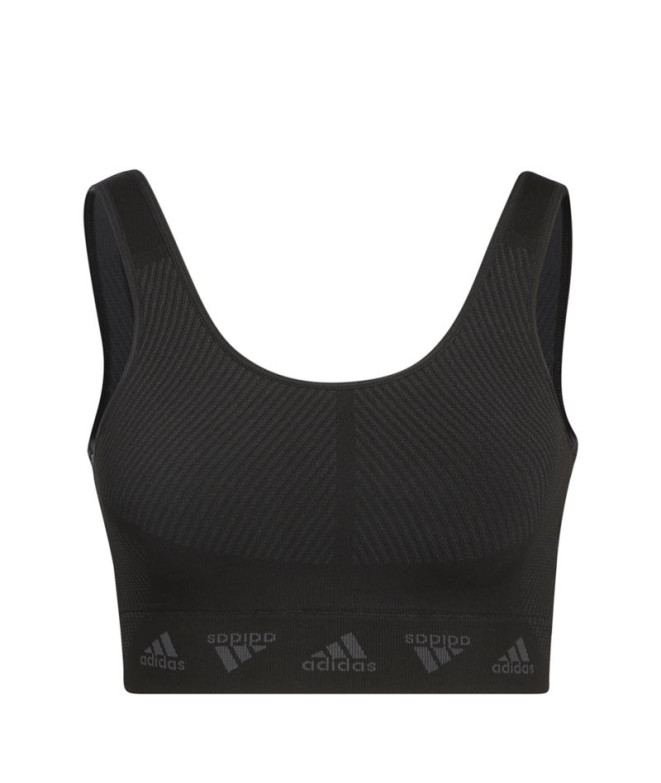 Soutien-gorge de fitness adidas Aeroknit Femmes Bk