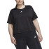 T-shirt adidas AeroReady Studio Loose Cropped Noir