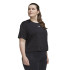 T-shirt adidas AeroReady Studio Loose Cropped Noir