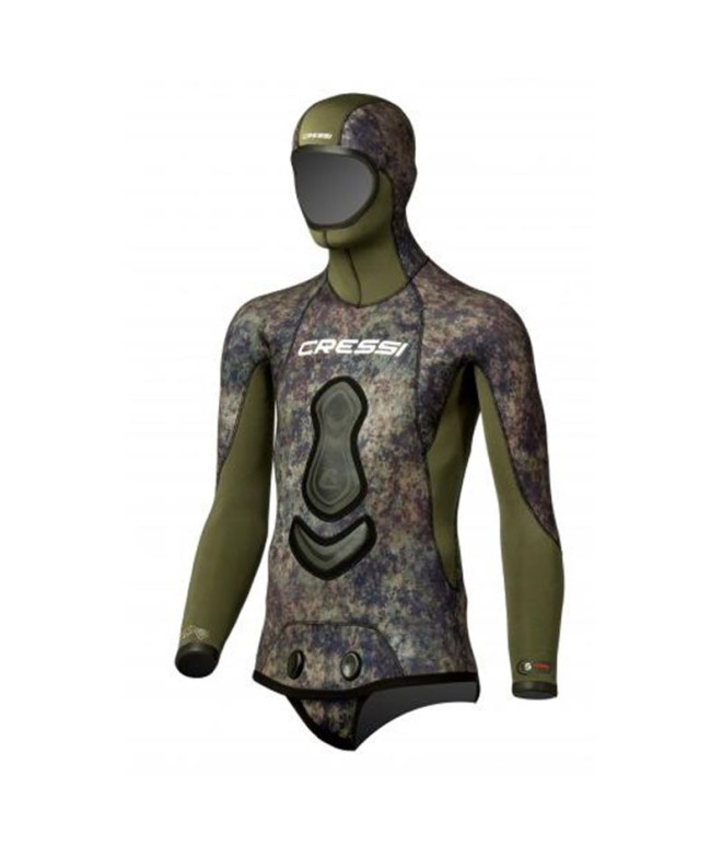Veste en Néoprène Cressi Sub 3,5mm Seppia Green