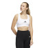 Brassiere de sport adidas Femme PowerReact Training White