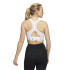 Brassiere de sport adidas Femme PowerReact Training White