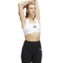 Brassiere de sport adidas Femme PowerReact Training White
