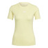 T-shirt à manches courtes adidas Techfit Training Femme Jaune