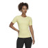 T-shirt à manches courtes adidas Techfit Training Femme Jaune