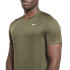 T-shirt Reebok Homme Formation Tech Green