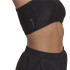 Top adidas Yoga Studio Wrapeed Rib Women's Black