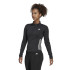 T-Shirt à manches longues adidas Hyperglam 1/4-Zip Women's BK