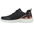 Chaussures Skechers Skech-Air Dynamight Femme Maille noire / Garniture or rose