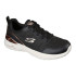 Chaussures Skechers Skech-Air Dynamight Femme Maille noire / Garniture or rose