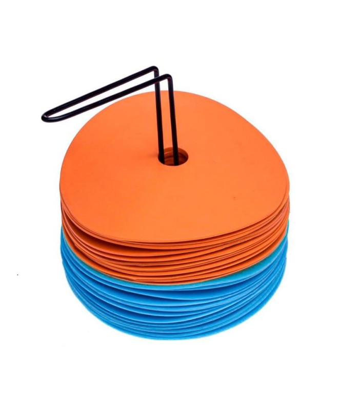 Set Zastor 24 disques plats Ag-24 Orange/Bleu