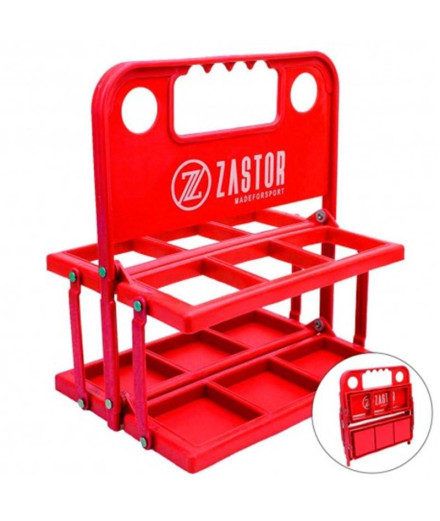 Zastor Porte-bouteilles pliant MOE-6 - Ø70mm - Rouge