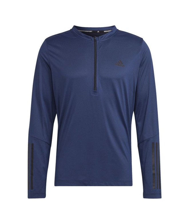 T-Shirt adidas Training 1/4-Zip Hommes Bleu