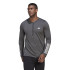 T-Shirt à manches longues adidas T365 Man Grey