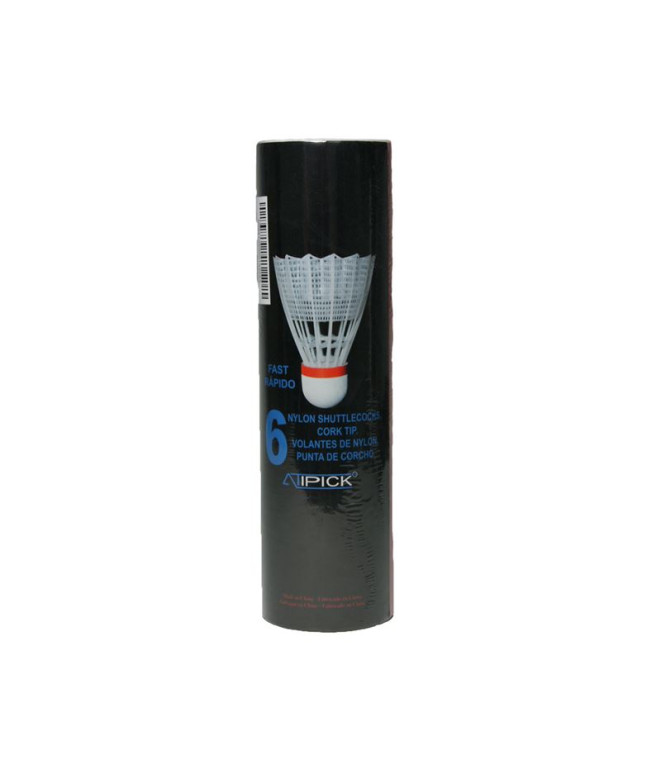flyers Tube 6 badminton, vitesse rapide (rouge)