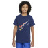 T-shirt Nike Enfant Swoosh Bleu