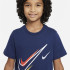 T-shirt Nike Enfant Swoosh Bleu